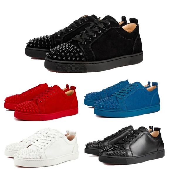 2019 designer sneakers red bottom low-junior spikes flats shoes men and women leather sneakers casual shoes 25, Black
2019 designer sneakers red bottom low-junior spikes flats shoes men and women leather sneakers casual shoes 25, Black