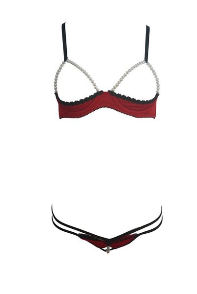 good quality underwear women open bra crotch pearl lady bra & brief sets lingerie lace leotard perspective intimates, Red;black
good quality underwear women open bra crotch pearl lady bra & brief sets lingerie lace leotard perspective intimates, Red;black