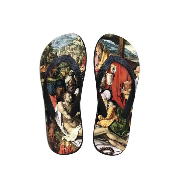 women new fashion beach sandals shoes summer outdoor indoor flip flops female painting print sandals slippers for ladies girls, Black
women new fashion beach sandals shoes summer outdoor indoor flip flops female painting print sandals slippers for ladies girls, Black