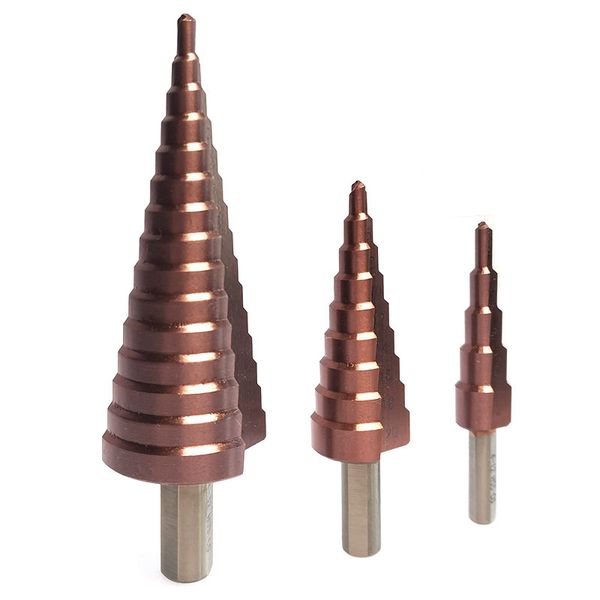 m35 hss co step drill bits cobalt steel drill bit triangle shank 4-12 4-20 4-32mm tool set for stainless steel metal wood
m35 hss co step drill bits cobalt steel drill bit triangle shank 4-12 4-20 4-32mm tool set for stainless steel metal wood