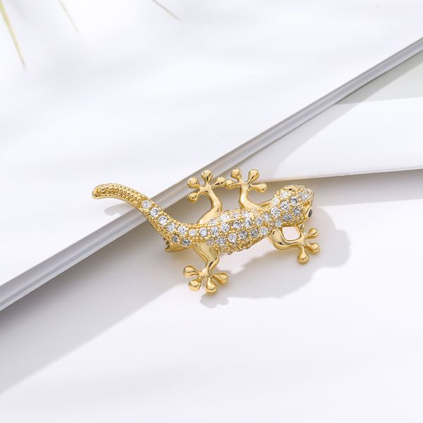 restoring ancient ways lizard gecko gold silver brooch jewelry rhinestone suit pin metal men women fashion accessories, Gray
restoring ancient ways lizard gecko gold silver brooch jewelry rhinestone suit pin metal men women fashion accessories, Gray