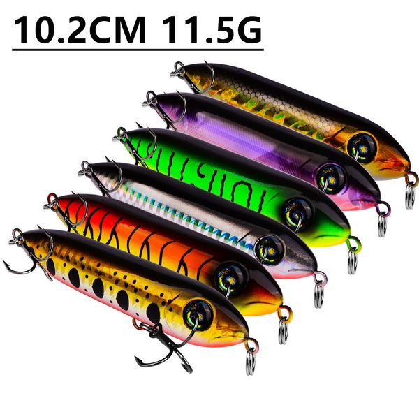 1pcs 6 color 10.2cm 11.5g popper fishing hooks fishhooks 4# hook hard baits & lures pesca fishing tackle accessories b-052
1pcs 6 color 10.2cm 11.5g popper fishing hooks fishhooks 4# hook hard baits & lures pesca fishing tackle accessories b-052
