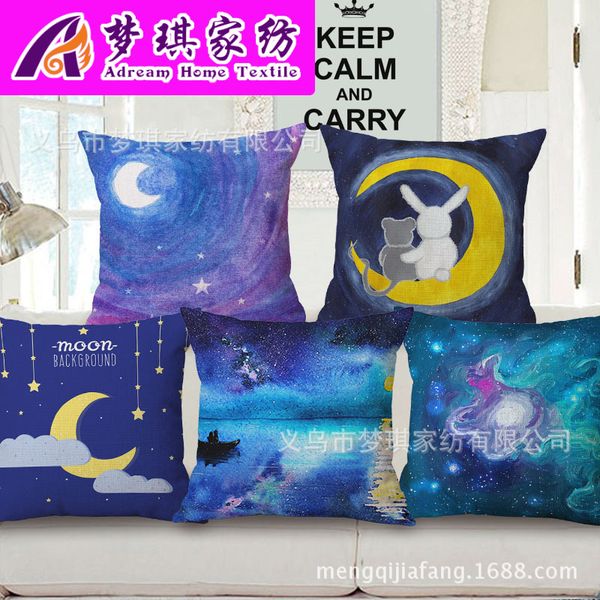 new pattern starry sky night sky hold cotton pillow case sample between sofa cushion set
new pattern starry sky night sky hold cotton pillow case sample between sofa cushion set