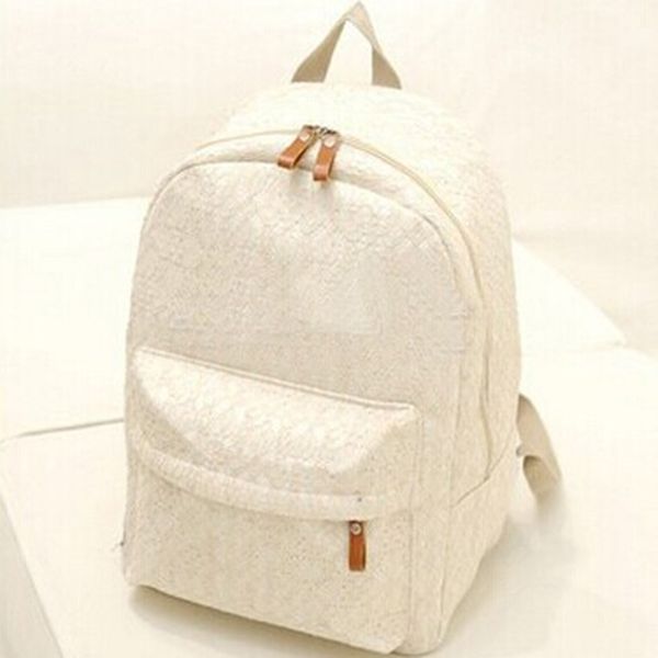 lace backpack for student women shoulder bags school bags teenager girls female canvas backpack zipper black white travel bag 
lace backpack for student women shoulder bags school bags teenager girls female canvas backpack zipper black white travel bag