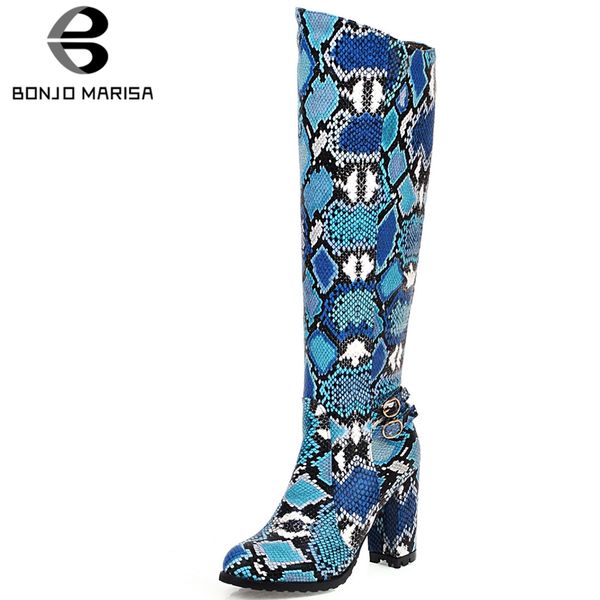 bonjomarisa 34-43 wild snake veins knee high boots women 2019 winter attractive party boots ladies high heels shoes woman, Black
bonjomarisa 34-43 wild snake veins knee high boots women 2019 winter attractive party boots ladies high heels shoes woman, Black