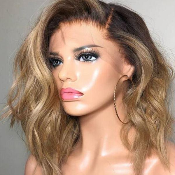 euro-american fashionable 12 inch short body wave light brown color medium haircut wigs for white black women
euro-american fashionable 12 inch short body wave light brown color medium haircut wigs for white black women