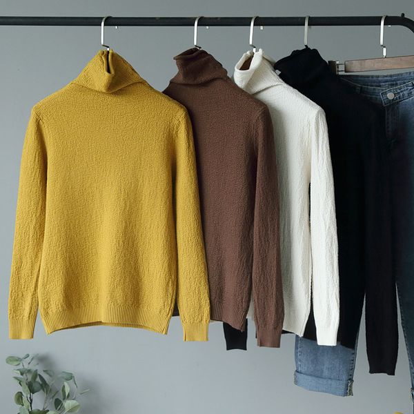 women casual solid color knitted cotton sweater ladies autumn winter turtleneck baisc pullover sweaters female fall q9429, White;black
women casual solid color knitted cotton sweater ladies autumn winter turtleneck baisc pullover sweaters female fall q9429, White;black