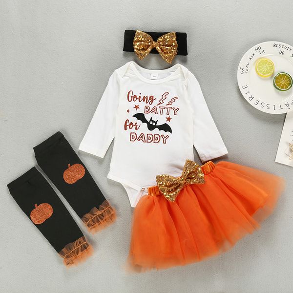 girls fashion clothes toddler baby kids girl halloween print romper solid tutu skirt set outfits roupas infantil menina, White
girls fashion clothes toddler baby kids girl halloween print romper solid tutu skirt set outfits roupas infantil menina, White