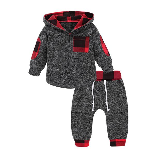 children set infant toddler baby boys girls plaid hooded pullover pants outfits set conjunto infantil menina 2019, White
children set infant toddler baby boys girls plaid hooded pullover pants outfits set conjunto infantil menina 2019, White