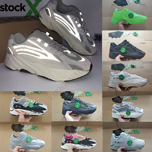 With Box Stock X Kanye 700 Mens Running Shoes Static Reflective Wave Runner 700s Vanta Analog Mauve Womens Designer Sneakers Trainers 36-46
With Box Stock X Kanye 700 Mens Running Shoes Static Reflective Wave Runner 700s Vanta Analog Mauve Womens Designer Sneakers Trainers 36-46