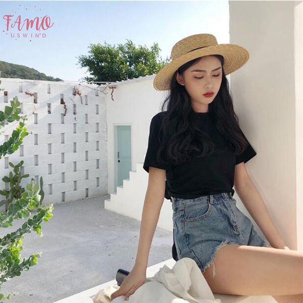 spring summer new style women t shirt solid color short sleeve bow women tees backless women t shirt, White
spring summer new style women t shirt solid color short sleeve bow women tees backless women t shirt, White