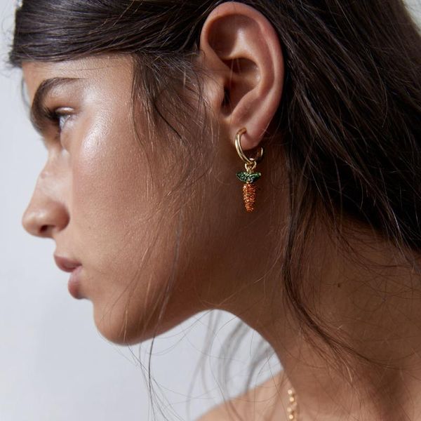 miwens metal rhinestone radish green leaf plant fruit drop earring hoop crystal women holiday party earring jewelry, Silver
miwens metal rhinestone radish green leaf plant fruit drop earring hoop crystal women holiday party earring jewelry, Silver
