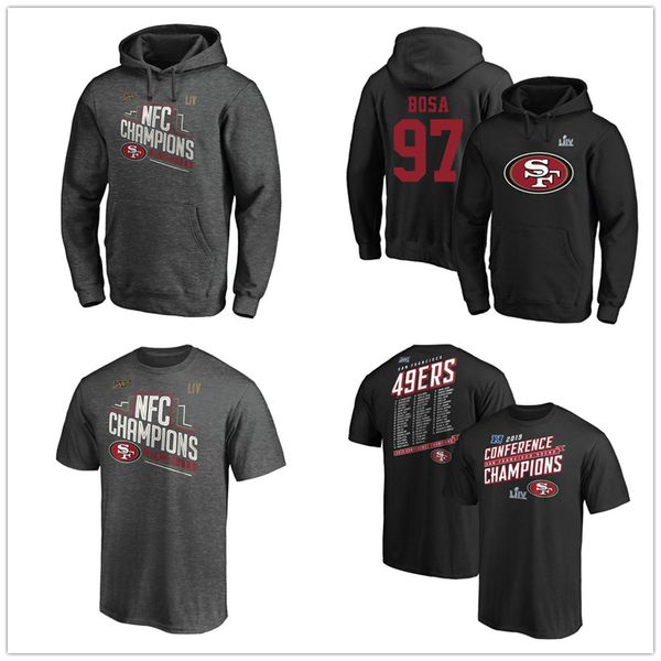 ncaa nick 97 bosa jersey 2019 nfc champions super bowl liv pullover hoodie mens designer t-shirts short sleeve fans tees printed logo, Black
ncaa nick 97 bosa jersey 2019 nfc champions super bowl liv pullover hoodie mens designer t-shirts short sleeve fans tees printed logo, Black