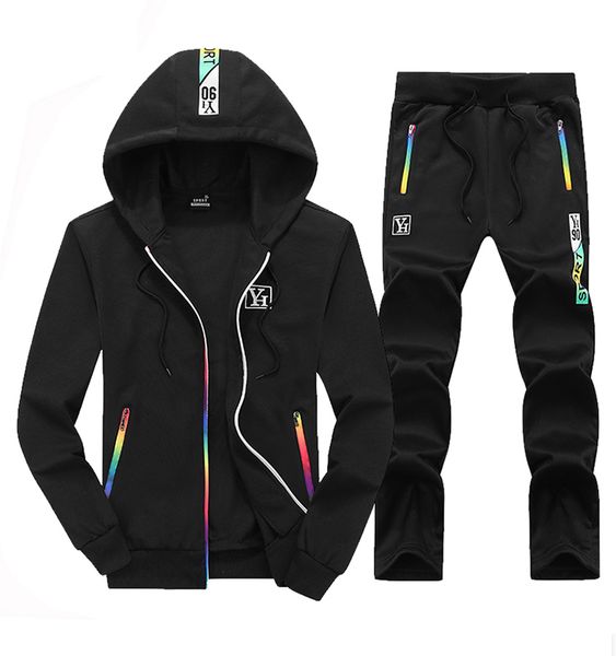 men tracksuit set sweat sporting suit mens hoodie zipper cardigan pants suits two piece set clothing sets plus asia size -4xl, Gray
men tracksuit set sweat sporting suit mens hoodie zipper cardigan pants suits two piece set clothing sets plus asia size -4xl, Gray