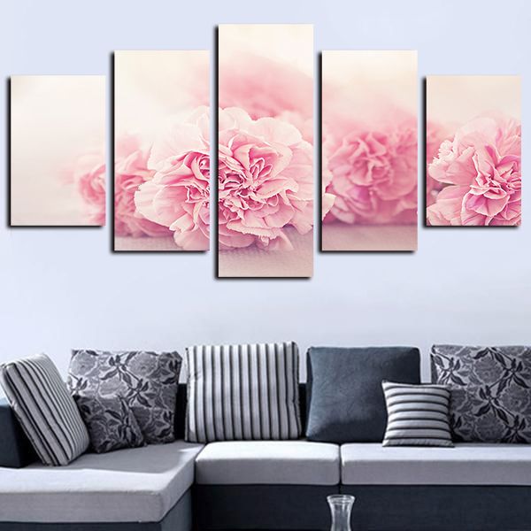 5 panels canvas wall art pink flower picture print on canvas oil painting modern giclee artwork wall decor
5 panels canvas wall art pink flower picture print on canvas oil painting modern giclee artwork wall decor