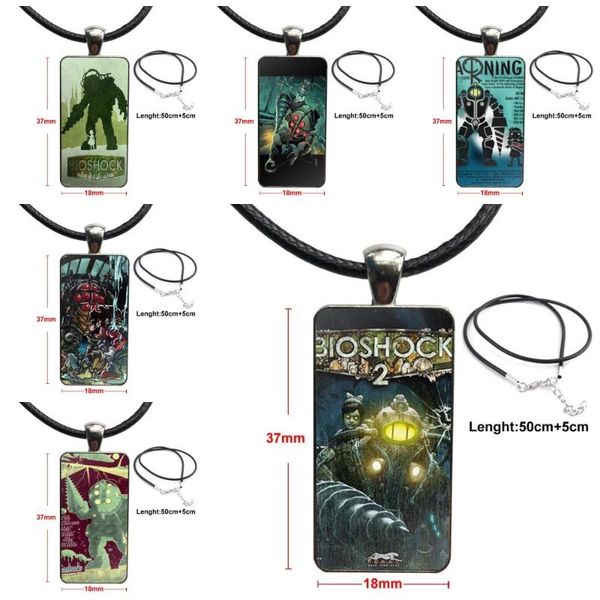 necklace with steel plated glass cabochon choker long pendant rectangle necklace for women handmade girls bioshock big daddy, Silver
necklace with steel plated glass cabochon choker long pendant rectangle necklace for women handmade girls bioshock big daddy, Silver