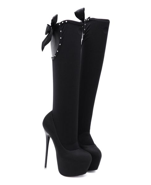 elegant bowtie black elastic over the knee thigh ultra high heel platform shoes 16cm size 34 to 40 cs7
elegant bowtie black elastic over the knee thigh ultra high heel platform shoes 16cm size 34 to 40 cs7