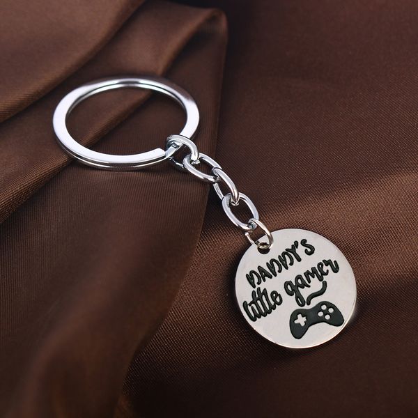 family love keychain jewelry daddy's little games charms keyring gifts for son daughter daddy dad fathers key chain ring holder, Silver
family love keychain jewelry daddy's little games charms keyring gifts for son daughter daddy dad fathers key chain ring holder, Silver