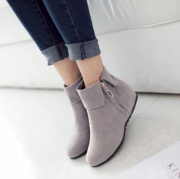 single boots spring and autumn shoes tide short boots flat england increased within 4041 yards 43, Black
single boots spring and autumn shoes tide short boots flat england increased within 4041 yards 43, Black