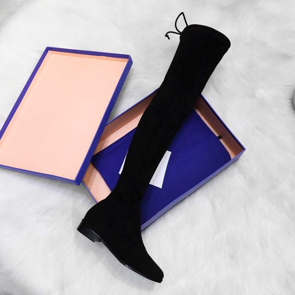 winter suede fashion winter over the knee boots women stretch fabric thigh high woman shoes long, Black
winter suede fashion winter over the knee boots women stretch fabric thigh high woman shoes long, Black