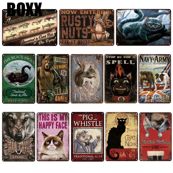 деревенский стиль кошка собака металлическая стена искусство жестяная вывеска старинные животные плакат доска паб клуб спальня кафетерий сел 
деревенский стиль кошка собака металлическая стена искусство жестяная вывеска старинные животные плакат доска паб клуб спальня кафетерий сел