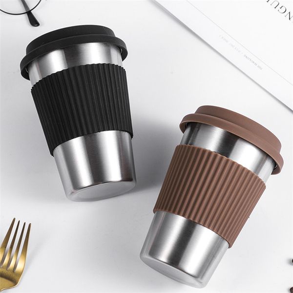 wholesale 304 stainless steel cup 500ml drink tumbler tea coffee cup with black brown lid cover
wholesale 304 stainless steel cup 500ml drink tumbler tea coffee cup with black brown lid cover