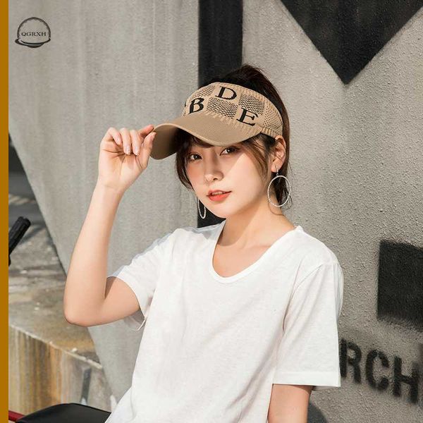 beach empty visor sunscreen hat ladies casual sun hat casual letter sports hats knitting outdoor cap womens summer caps, Blue;gray
beach empty visor sunscreen hat ladies casual sun hat casual letter sports hats knitting outdoor cap womens summer caps, Blue;gray