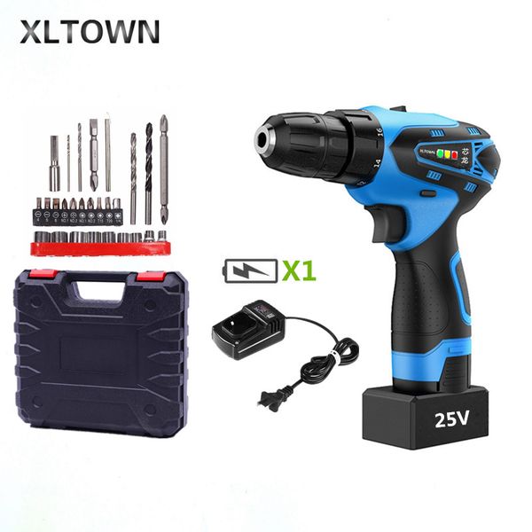 xltwon 25v electric screwdriver with a box multifunction electric drill charging cordless drill bits
xltwon 25v electric screwdriver with a box multifunction electric drill charging cordless drill bits