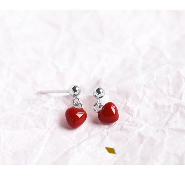 romantic red heart pure 925 sterling silver stud earrings for women trendy valentine earring party gifts girls fashion jewelry, Golden;silver
romantic red heart pure 925 sterling silver stud earrings for women trendy valentine earring party gifts girls fashion jewelry, Golden;silver