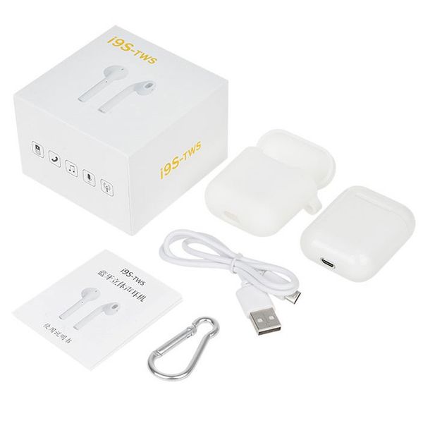 TWS Wireless Headphones i9S Bluetooth V5.0 Stereo Earbuds Headset with Magnetic Charger Case Silicone Protector For iPhone Samsung
TWS Wireless Headphones i9S Bluetooth V5.0 Stereo Earbuds Headset with Magnetic Charger Case Silicone Protector For iPhone Samsung