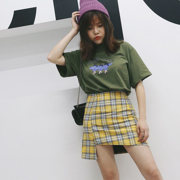 skirts england style women irregular plaid casual skirt summer high waist asymmetry yellow plaided shorts slim plus size, Black
skirts england style women irregular plaid casual skirt summer high waist asymmetry yellow plaided shorts slim plus size, Black