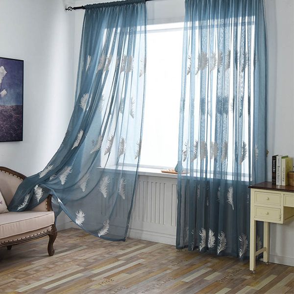 european style feather pattern window screening polyester embroidery gauze solid color curtain for home l party coffee bs
european style feather pattern window screening polyester embroidery gauze solid color curtain for home l party coffee bs