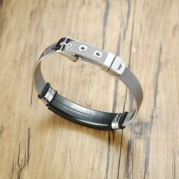 men's bracelet stainless steel network chain male gift riend souvenir military dragon bible, Black
men's bracelet stainless steel network chain male gift riend souvenir military dragon bible, Black