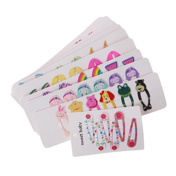 60 pcs snap hair clips lovely colorful cartoon animals barrettes headwear hair accessories hairpins for girls, Golden;silver
60 pcs snap hair clips lovely colorful cartoon animals barrettes headwear hair accessories hairpins for girls, Golden;silver