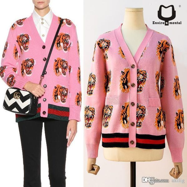 2019 нова оен и зима женин Ѭикоаж покѬй tiger head пеаи v-обѬазнм вѬезом в, White;black
2019 нова оен и зима женин Ѭикоаж покѬй tiger head пеаи v-обѬазнм вѬезом в, White;black
