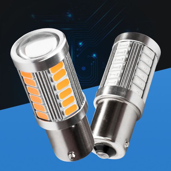 2pcs 1156 p21w ba15s 33 smd 5630 5730 led car backup reserve light motor brake bulb daytime running light white red orange amber
2pcs 1156 p21w ba15s 33 smd 5630 5730 led car backup reserve light motor brake bulb daytime running light white red orange amber