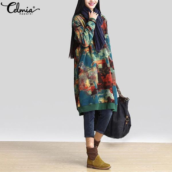 celmia женщины повседневная hoodie платье осени vintage printed толстовки толстовка перемычки long top vestidos де festa плюс размер s-5xl, Black;pink
celmia женщины повседневная hoodie платье осени vintage printed толстовки толстовка перемычки long top vestidos де festa плюс размер s-5xl, Black;pink