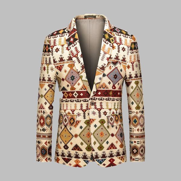 european station flower suit men's national style men's plus size popular slim casual woolen suit jacket size m-6xl, White;black
european station flower suit men's national style men's plus size popular slim casual woolen suit jacket size m-6xl, White;black