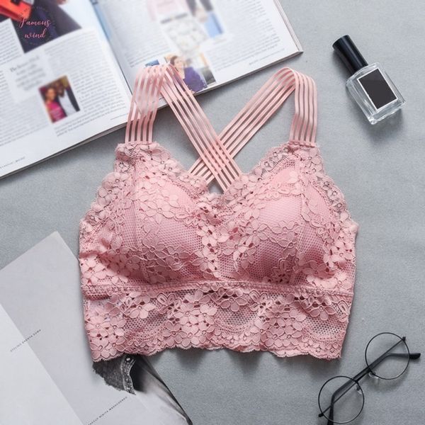 fashion casual women lady lace strap bras tube ch wrap woman underwear cross beauty back tank, White
fashion casual women lady lace strap bras tube ch wrap woman underwear cross beauty back tank, White
