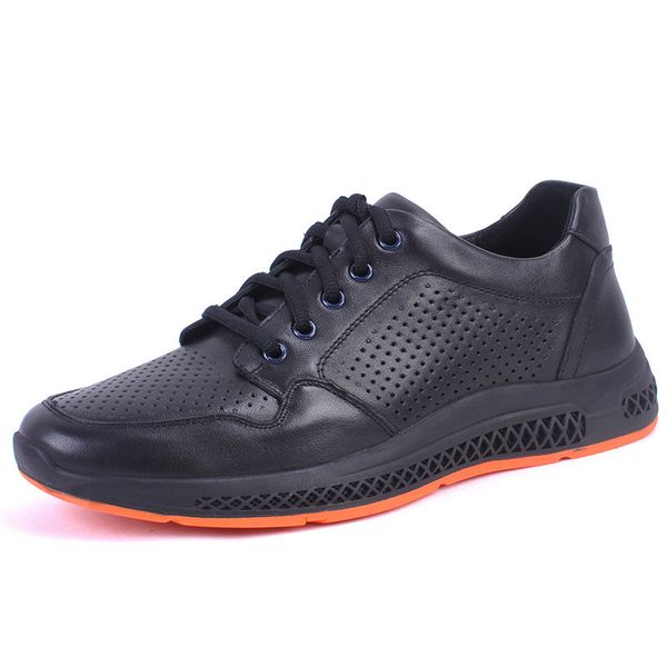 summer genuine leather casual shoes mens shoes men breathable sneaker fashion leisure male spring, Black
summer genuine leather casual shoes mens shoes men breathable sneaker fashion leisure male spring, Black