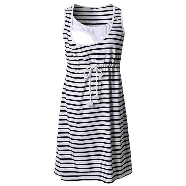 maternity nursing dress stripe breastfeeding summer high waist belt pregnancy dress for pregnant women maternidad ropa vestido, White
maternity nursing dress stripe breastfeeding summer high waist belt pregnancy dress for pregnant women maternidad ropa vestido, White