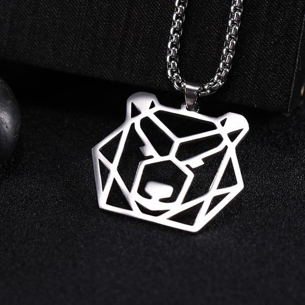 lemegeton trendy animal head necklace men stainless steel necklace dog wolf tiger jewelry thick chain, Silver
lemegeton trendy animal head necklace men stainless steel necklace dog wolf tiger jewelry thick chain, Silver
