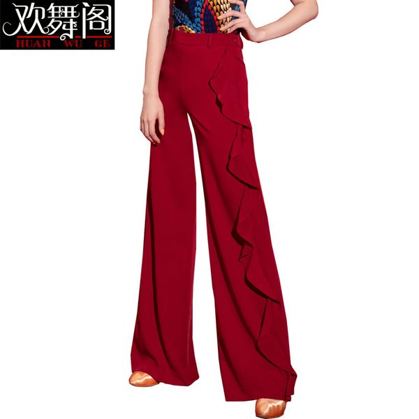 woman latin dance national standard dance trousers performance clothes pants, Black;red
woman latin dance national standard dance trousers performance clothes pants, Black;red