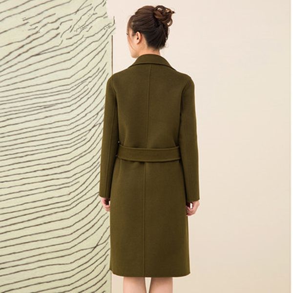 new winter 2020 autumn women adjustable waist v-neck manually two-sided wool coat female open stitch slim fashion overcoat zx515, Black
new winter 2020 autumn women adjustable waist v-neck manually two-sided wool coat female open stitch slim fashion overcoat zx515, Black