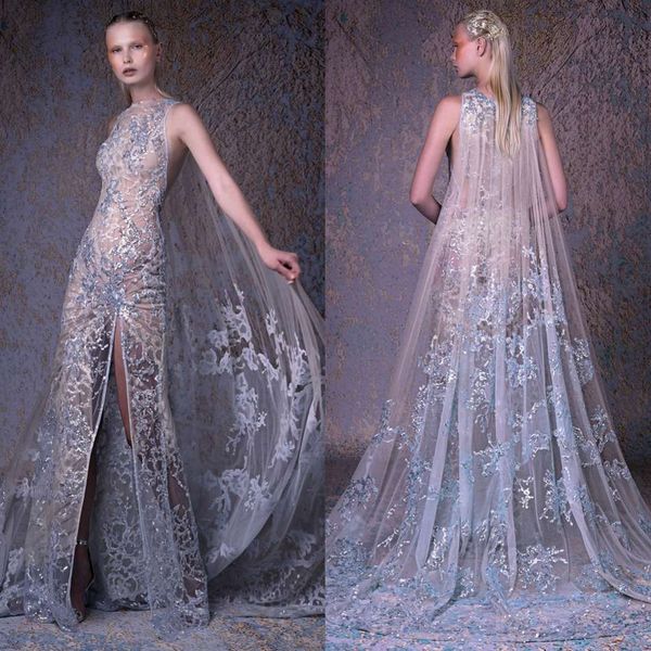 zuhair murad mermaid evening dresses with wrap jewel neck beading lace prom dress sleeveless front split arabic formal party gowns, Black;red
zuhair murad mermaid evening dresses with wrap jewel neck beading lace prom dress sleeveless front split arabic formal party gowns, Black;red