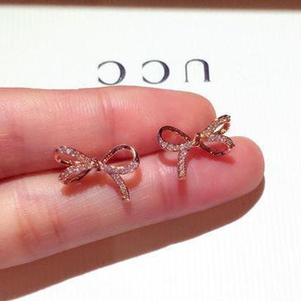 fashion sterling silver stud earrings gold silver cute bow tie cubic zirconia earrings for women girls gift party jewelry, Golden;silver
fashion sterling silver stud earrings gold silver cute bow tie cubic zirconia earrings for women girls gift party jewelry, Golden;silver
