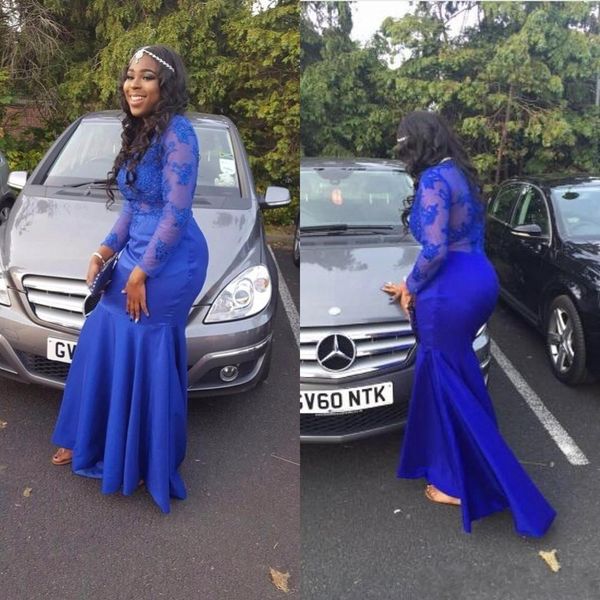 chiffon elegant lace high neck evening dresses mermaid royal blue long sleeves floor length prom party gowns vestido de fiesta, Black;red
chiffon elegant lace high neck evening dresses mermaid royal blue long sleeves floor length prom party gowns vestido de fiesta, Black;red