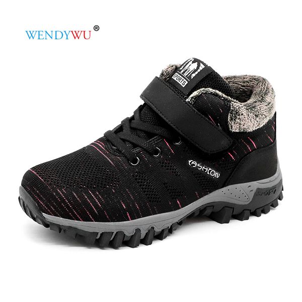 women shoes winter keep warm plus velvet cotton shoes lady non-slip outdoor flats hiking mesh running sneakers women, Black
women shoes winter keep warm plus velvet cotton shoes lady non-slip outdoor flats hiking mesh running sneakers women, Black