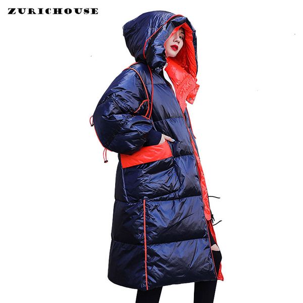 zurichouse 2019 winter coat woman long parka warm thicken fashion loose hooded glossy down jackets and coats, Black
zurichouse 2019 winter coat woman long parka warm thicken fashion loose hooded glossy down jackets and coats, Black