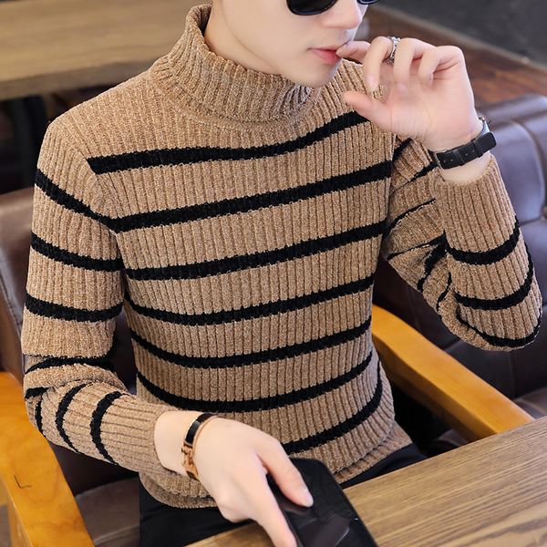 long sleeve winter black gray brown sweater men pullovers o-neck striped casual new fashion mens sweaters, White;black
long sleeve winter black gray brown sweater men pullovers o-neck striped casual new fashion mens sweaters, White;black